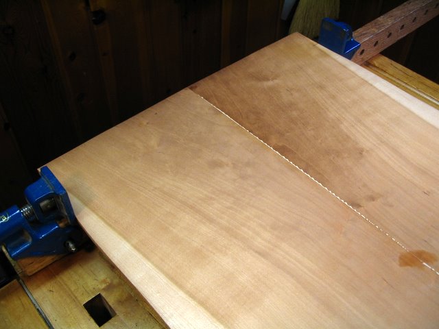 Gluing Back Panel